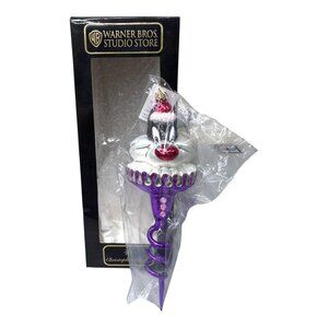 Radko WB Sylvester Sprite Purple Christmas Ornament NWT LIMITED EDITION 5000
